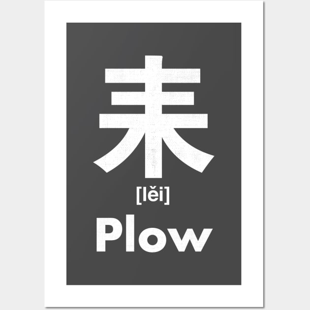 Plow Chinese Character (Radical 127) Wall Art by launchinese